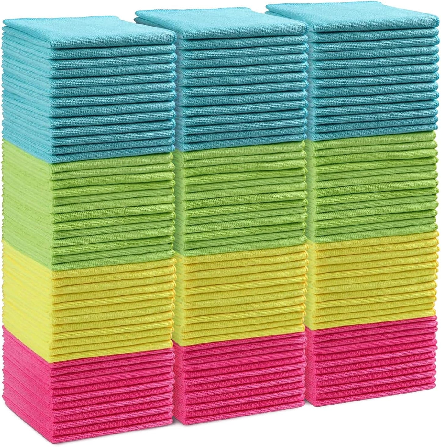 12 Pack Microfiber Cleaning Cloths,11.5"X11.5"