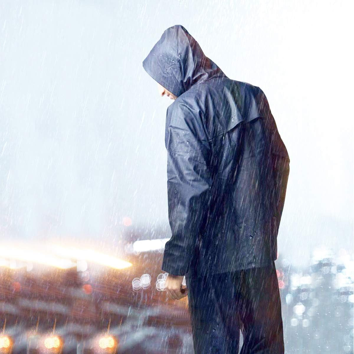 Men's Ultra-lite Waterproof Rain Suit for Golf,Hiking,Travel Running