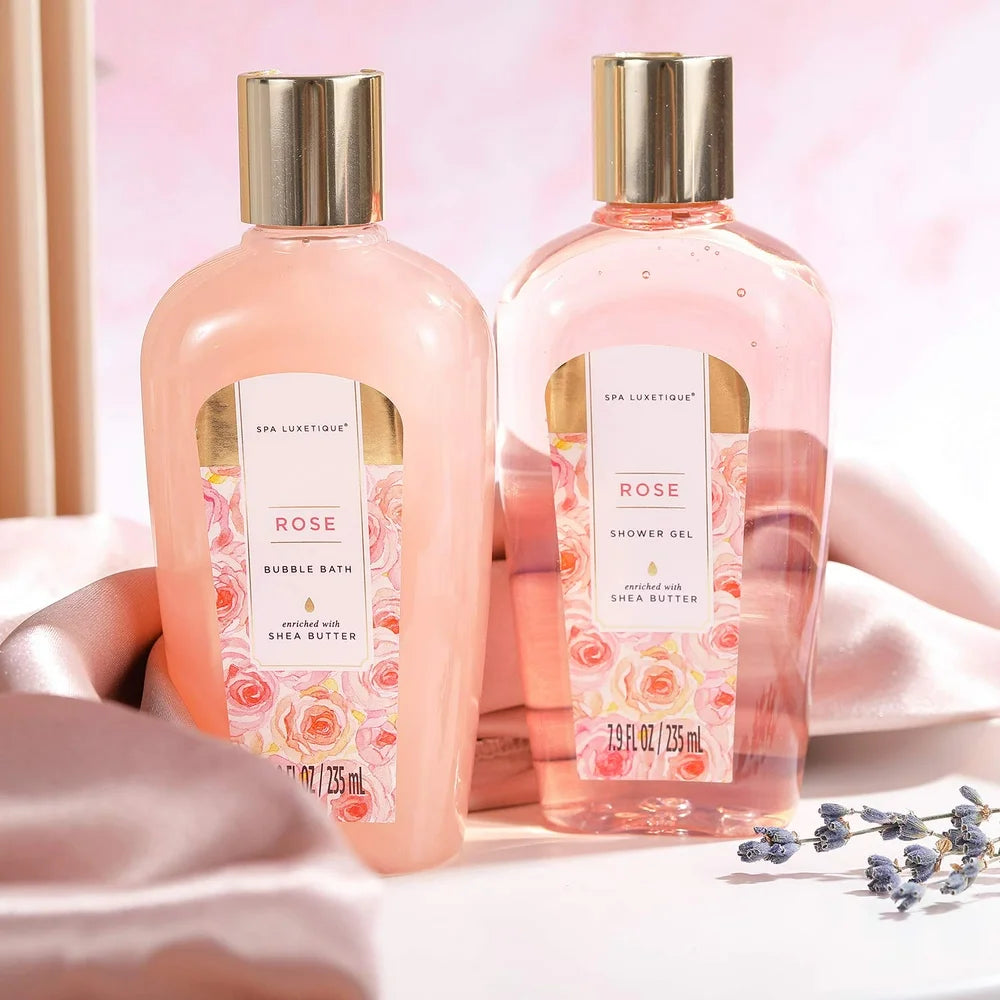  9 Pcs Rose Bath Gift - Spa Gift