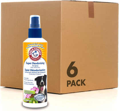 Arm & Hammer for Pets Super Deodorizing Spray for Dogs | Best Odor Eliminating Spray for All Dogs & Puppies | Fresh Kiwi Blossom Scent That Smells Great, 8 Ounces