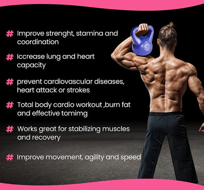  Exercise Kettlebell Fitness Workout Body Equipment Choose Your Weight Size