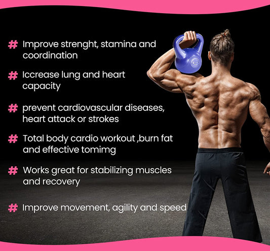  Exercise Kettlebell Fitness Workout Body Equipment Choose Your Weight Size