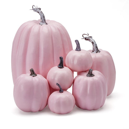 7Pcs Thanksgiving Artificial Pumpkin Home Decoration Sets, Artificial Vegetables Pumpkin for Fall Halloween Home Decor