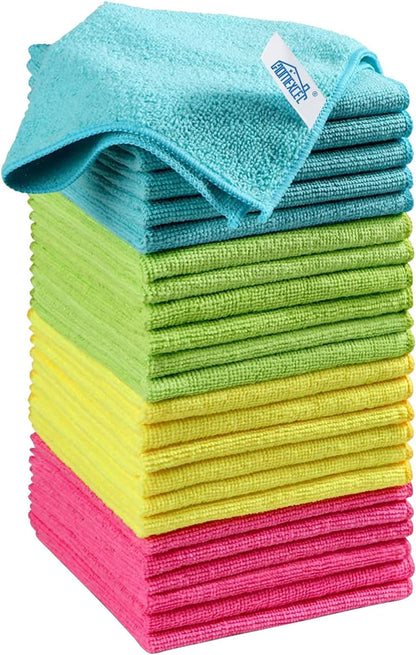 12 Pack Microfiber Cleaning Cloths,11.5"X11.5"
