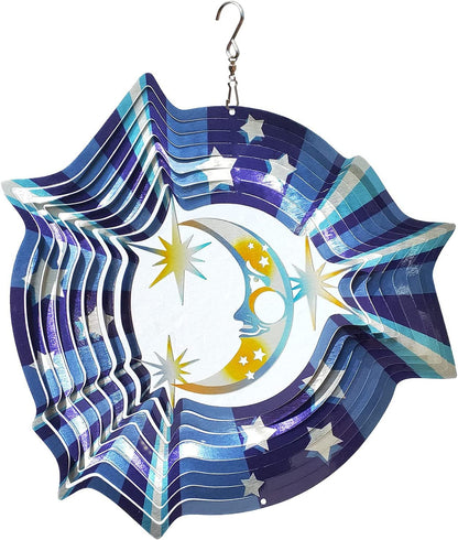  Tree of Life 6inch 3D Stainless Steel Laser Cut Metal Art Geometric Pattern Worth Gift - Hanging Wind Spinner Kinetic Yard Art Decorations - Indoor/Outdoor Décor