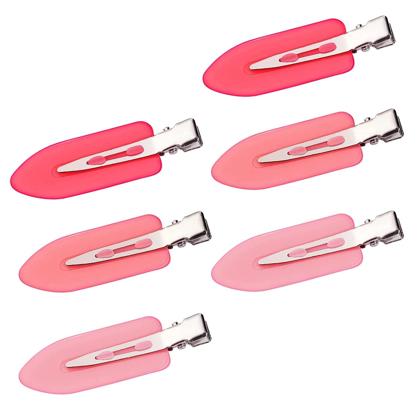 8 Pieces No bend / No Crease Hair Clips Styling Duck Bill Clips No Dent Alligator Hair Barrettes for Salon Hairstyle Hairdressing Bangs Waves Woman Girl Makeup Application