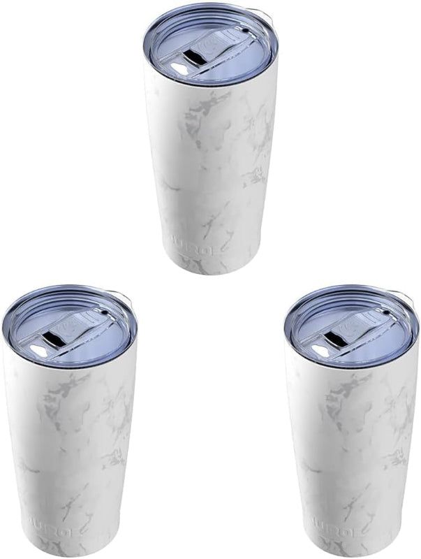 20oz Stainless Steel Tumbler, Vacuum Insulated with Lid and Straw for Hot and Cold Drinks