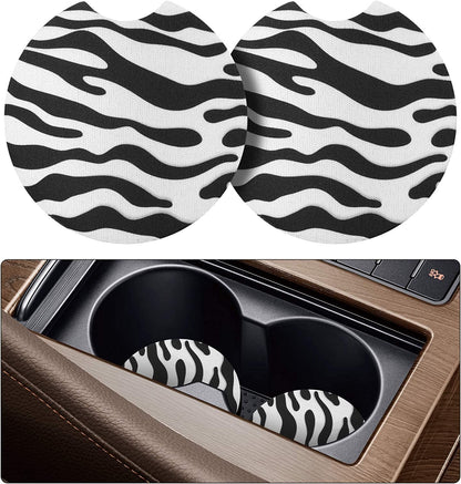  2 Pack Car Coasters for Cup Holders
