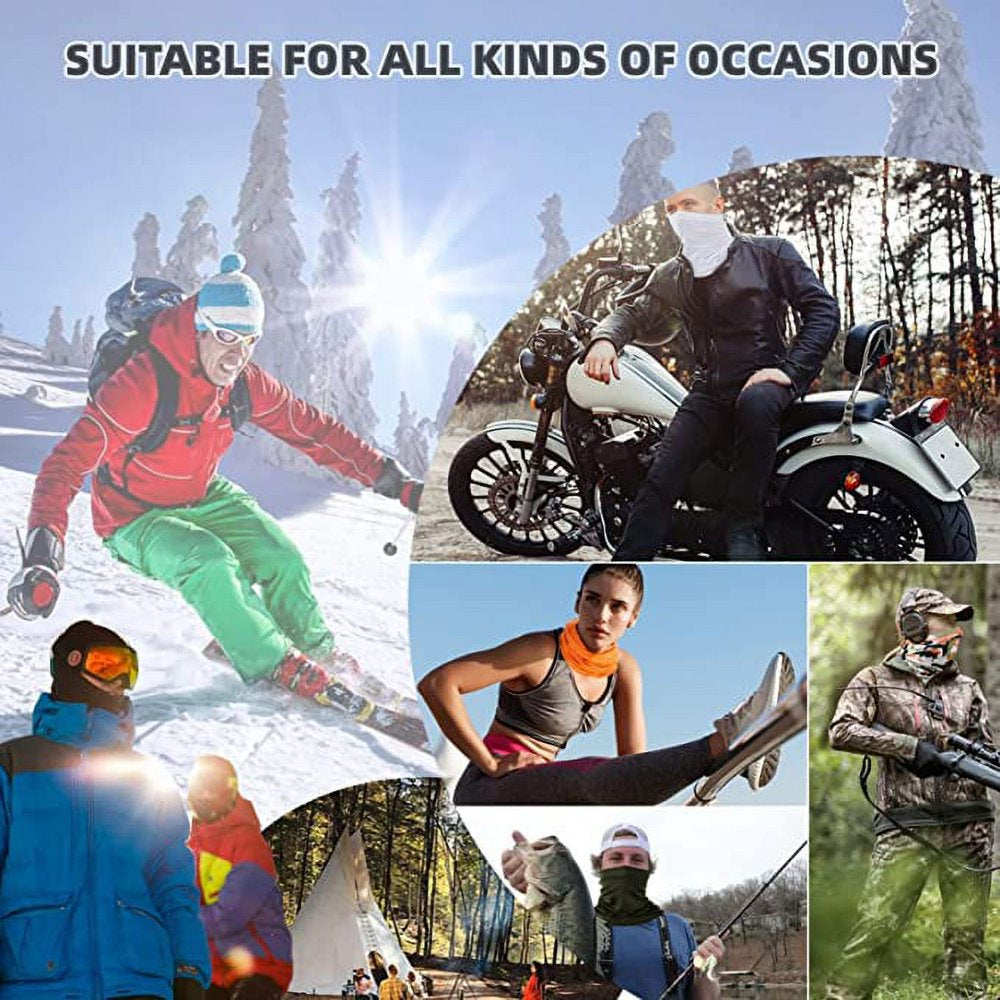 6 Pack Ski Masks - Balaclava Face Masks - Outdoor Full Cover Protection