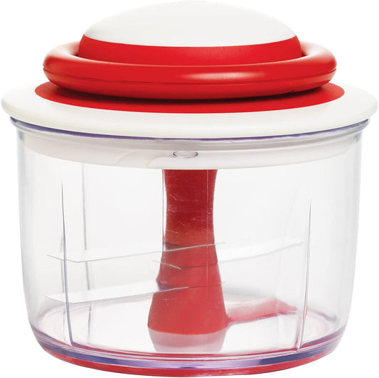 Hand-Powered Food Chopper, Set of 1, Cherry