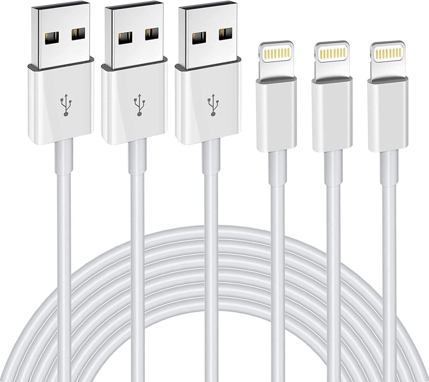 3Pack 6FT Charging Cords  Compatible with iPhone 