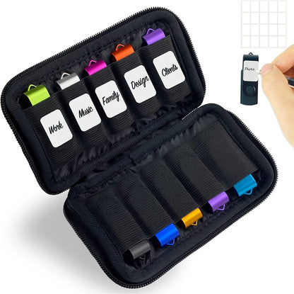 Flash Drive Case  for USB Flash Drive Electronic Accessories Organizer for USB Flash Drive, USB Case, Thumb Drive Caes, Jump Drive Case, USB Organizer