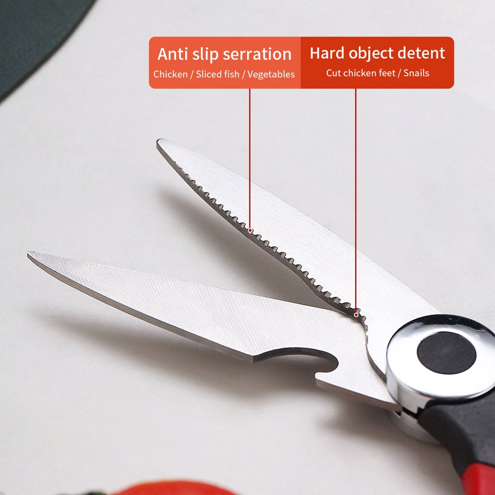 2 Pack Kitchen Shears Heavy Duty Stainless Steel