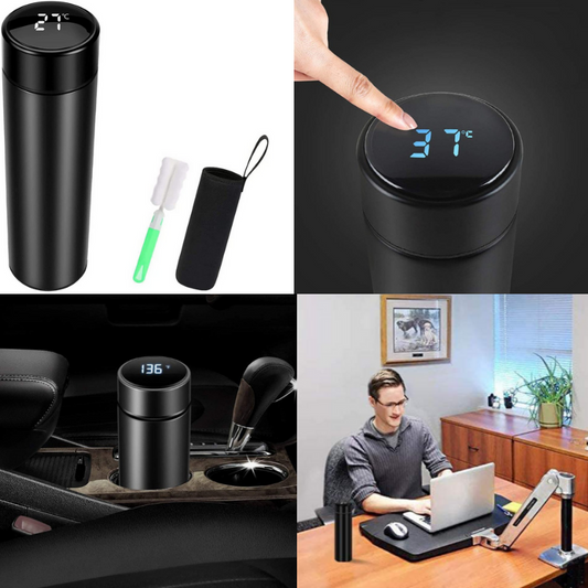 500ml Stainless Steel LED Temperature Display Smart Thermos