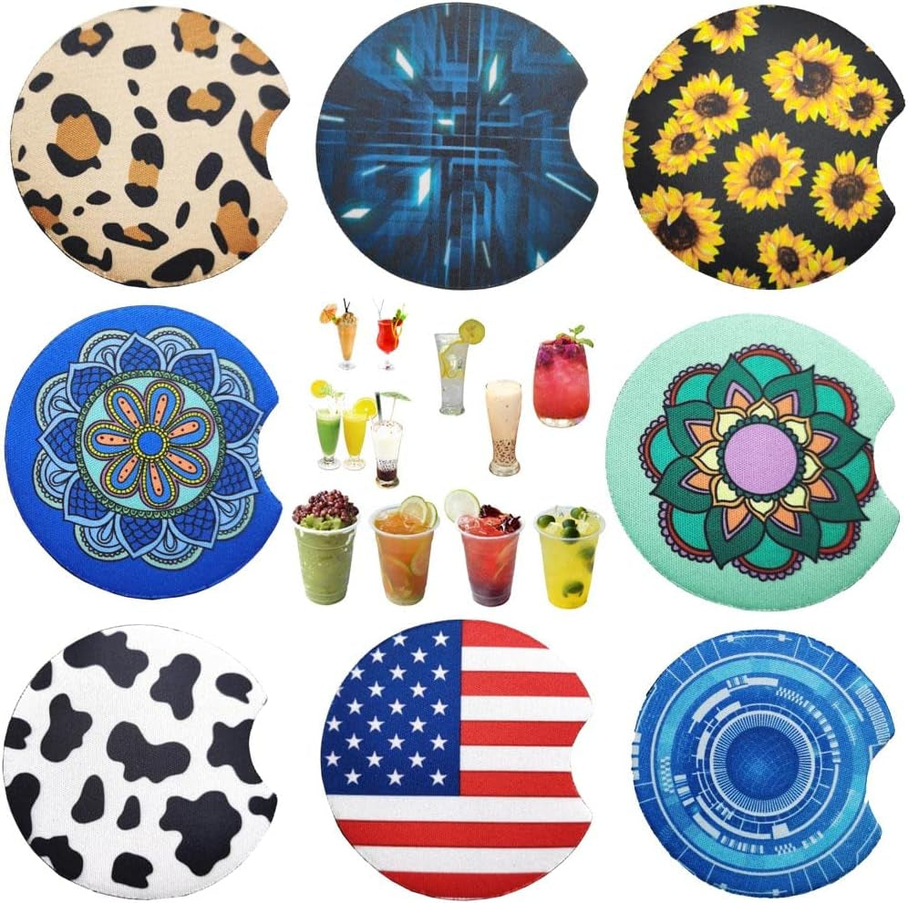 Pack of 2 (Flag) Car Coasters  
