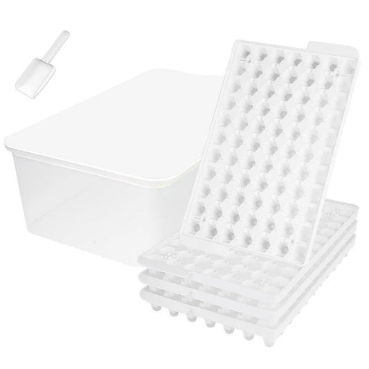  308 Pcs  Silicone Tiny Crushed Ice Cubes Molds for Chilling Drinks with Ice Bin Scoop