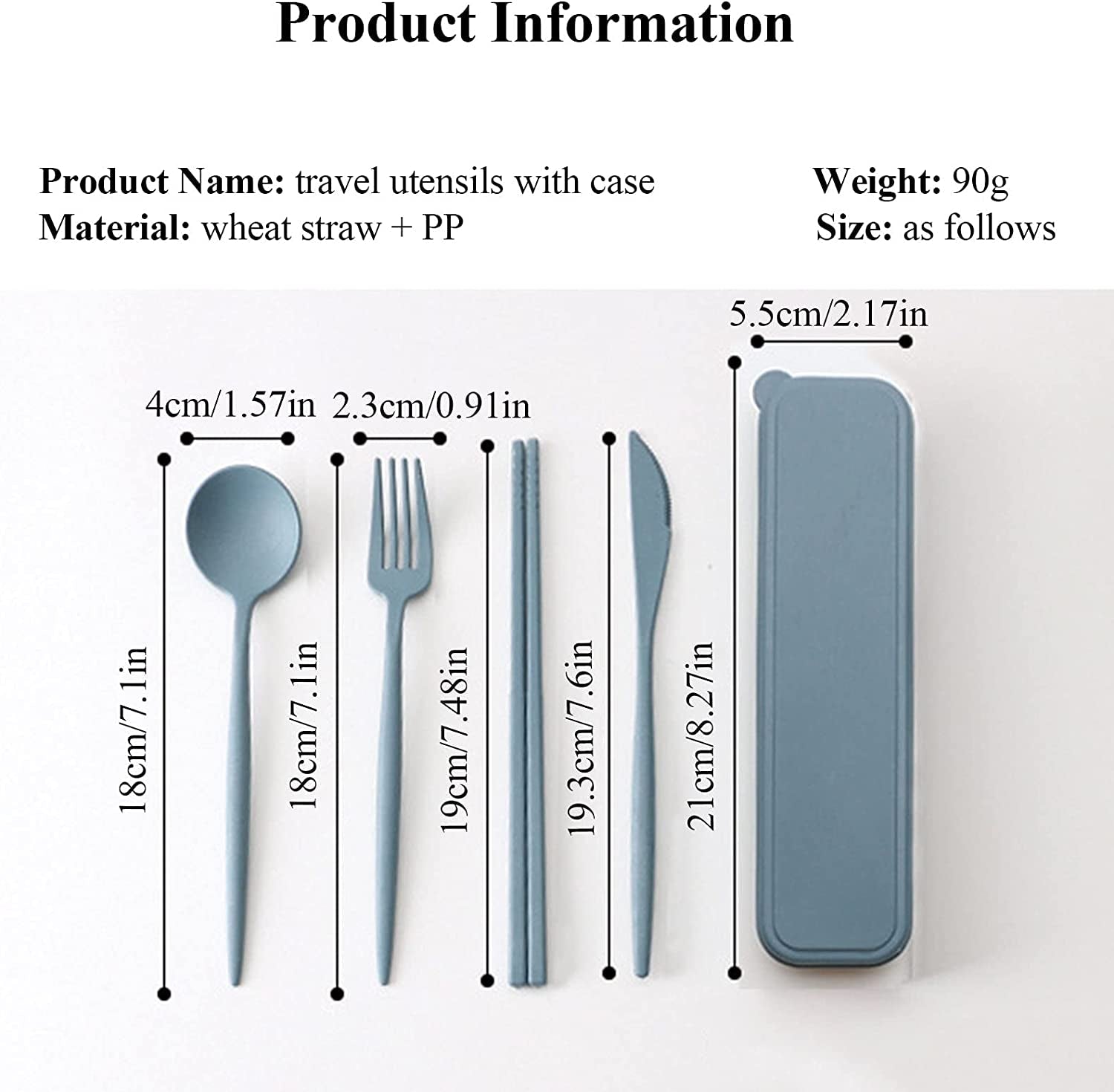 4 Sets Plastic Spoons and Forks Set Plastic Silverware, Portable Reusable Utensils Set with Case for Lunch Box, Picnic, Travel, Camping