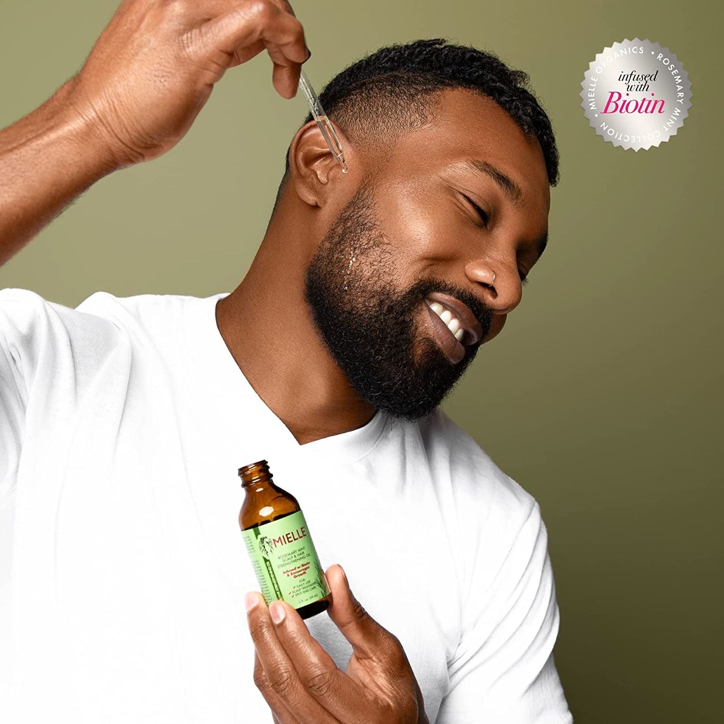  Rosemary Mint Scalp & Hair Strengthening Oil With Biotin & Essential Oils