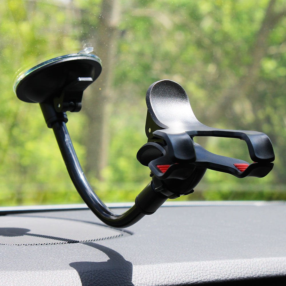 360° Car Windshield Mount Cradle Holder Stand for Mobile Cell Phones & GPS