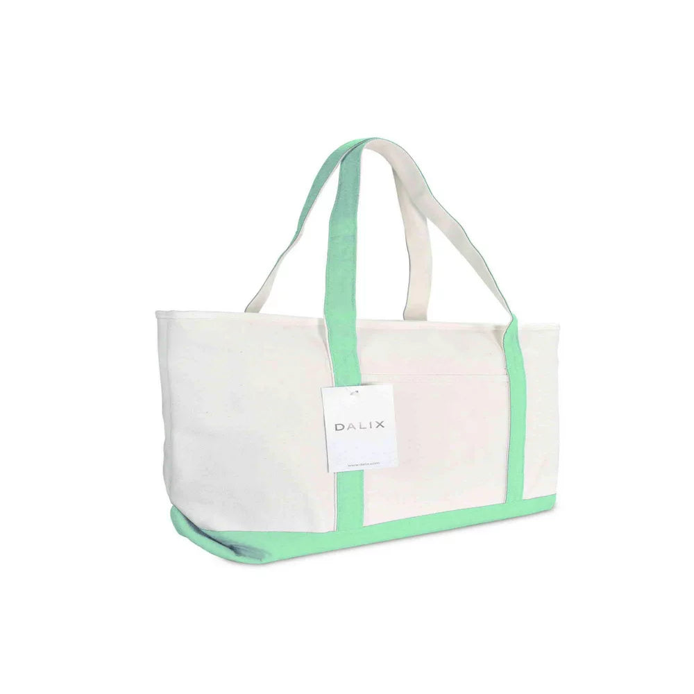 23" Large Heavy Duty 24 Oz. Cotton Canvas Shopping Tote Bag 