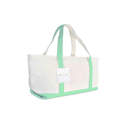 23" Large Heavy Duty 24 Oz. Cotton Canvas Shopping Tote Bag 