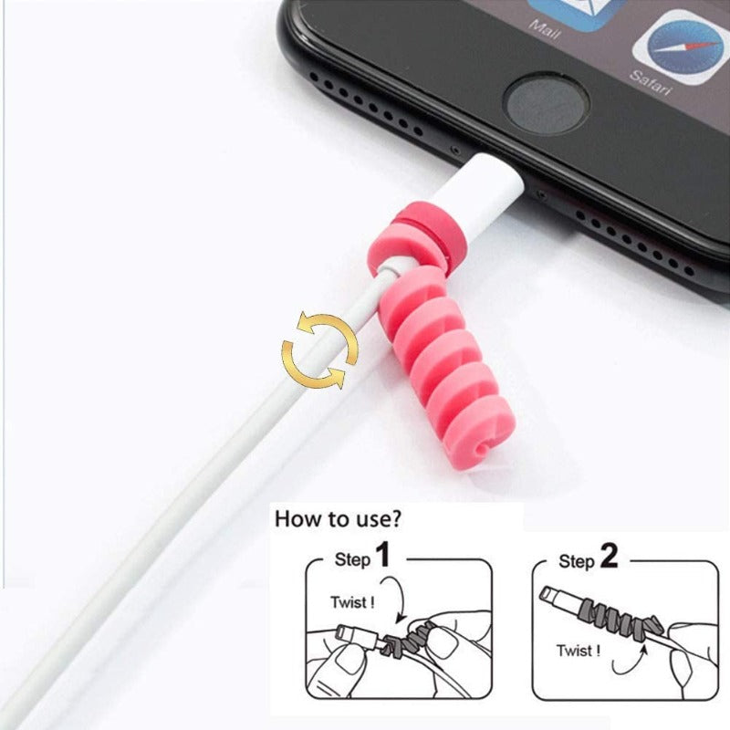 36 Pack of Cable Protectors for Cell Phones & Charging Cords
