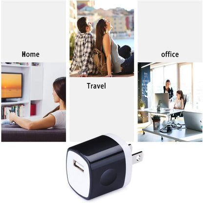 10 Pack Power USB Plug Charging Cube Block