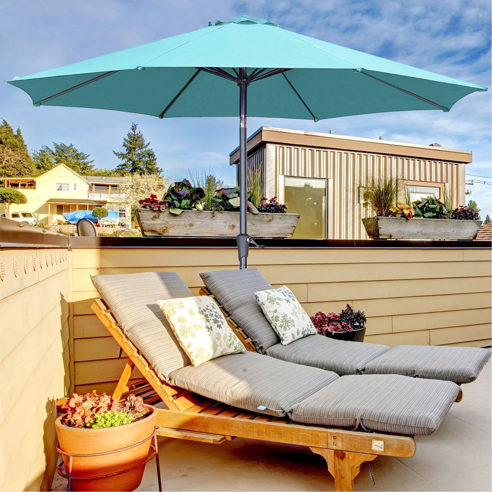 7.5FT Patio Umbrella with Push Button Tilt and Crank