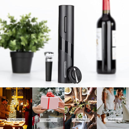 Automatic Wine Bottle Opener & Corkscrew Gift Set