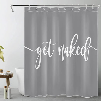  Get Naked Shower Curtain 
