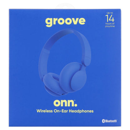  Wireless Bluetooth On-Ear Headphones - Blue