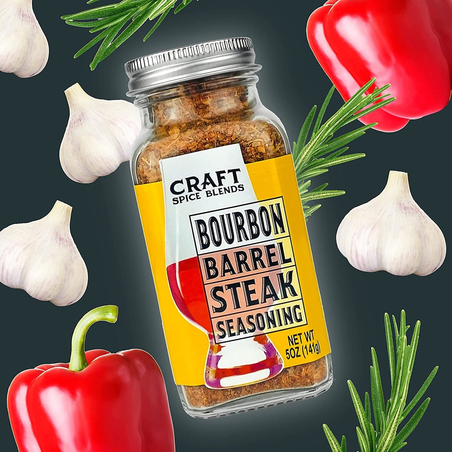 Craft Spice Blends Small Batch Seasoning & Rub Gift Set | All Natural Cooking and Grilling | Fun Mother's or Father's Day Gift