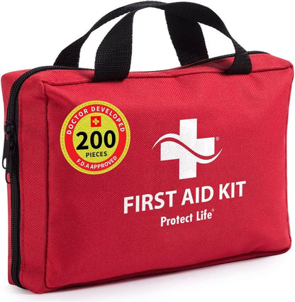 First Aid Kit for Home/Businesses - Emergency Kit/Travel First Aid Kit for Car. Small, Mini First Aid Kit Bag Survival/Medical kit. Hiking First aid kit Camping/Backpacking med kit