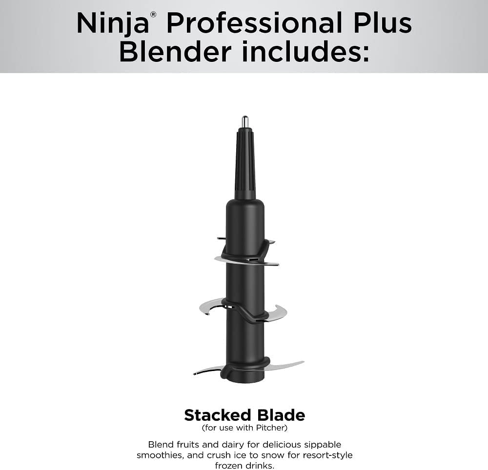 Ninja Professional Plus Bender, 3 Functions for Smoothies, Frozen Drinks & Ice Cream 