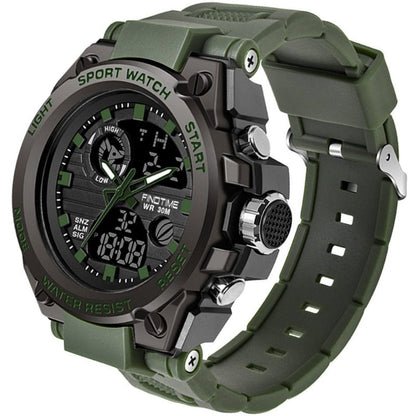 LED Tactical Army-Style Wristwatch 