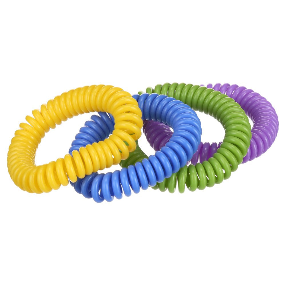 Bugables Citronella Coil Wristbands, One Size Fits All, Multicolor, 6 Pack