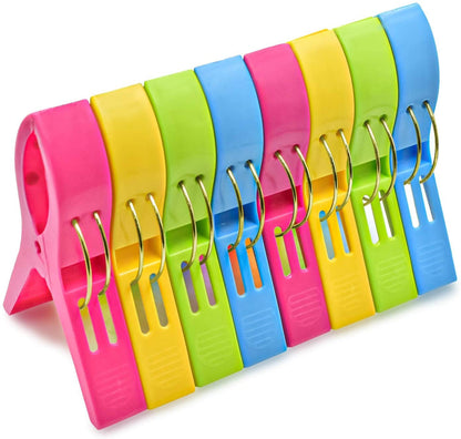 Beach Towel Clips (Pack of 8)