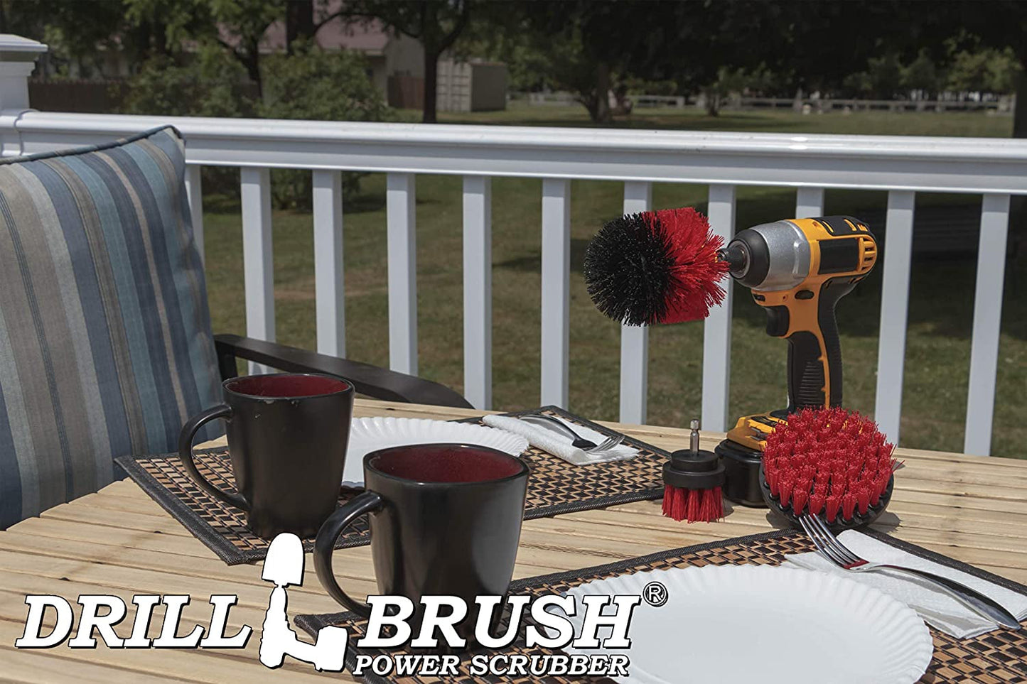 Drill Brush Power Scrubber 