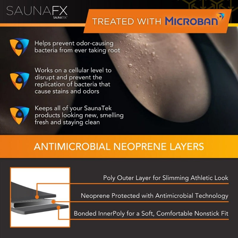  Women's Slimming Neoprene Sauna Vest with Microban Antimicrobial Protection