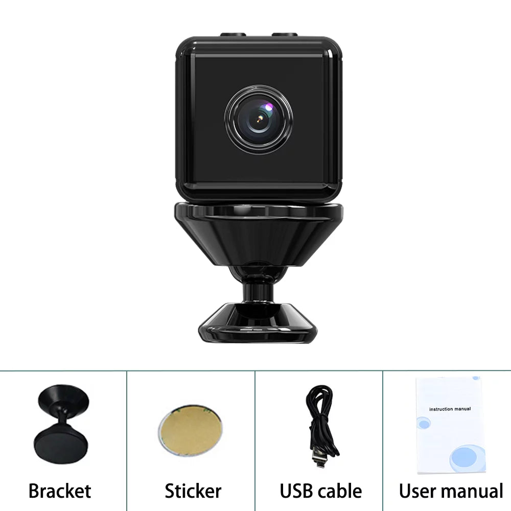 Wireless Mini IP Surveillance Camera HD 1080P Portable 2.4Ghz Wi-Fi