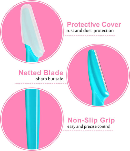 12 Pcs Multipurpose Exfoliating Dermaplaning Tool Razors