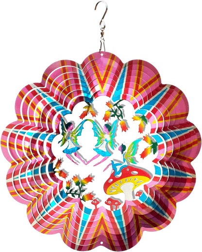 Tree of Life 6inch 3D Stainless Steel Laser Cut Metal Art Geometric Pattern Worth Gift - Hanging Wind Spinner Kinetic Yard Art Decorations - Indoor/Outdoor Décor