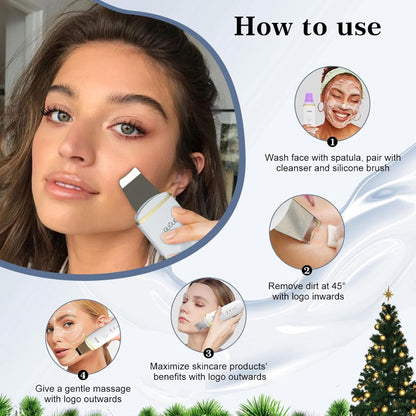  Skin Scrubber Blackhead Remover and Pore Cleaner with 4 Modes
