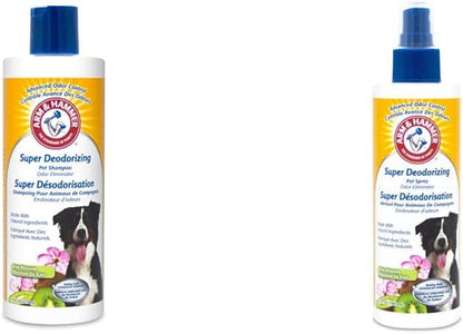 Arm & Hammer for Pets Super Deodorizing Spray for Dogs | Best Odor Eliminating Spray for All Dogs & Puppies | Fresh Kiwi Blossom Scent That Smells Great, 8 Ounces
