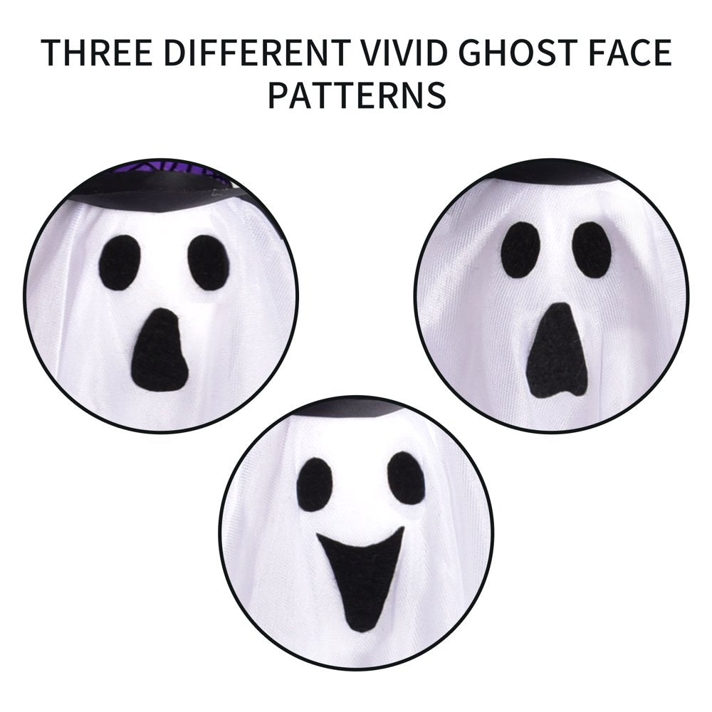 3 Pack Halloween Ghost Decorations