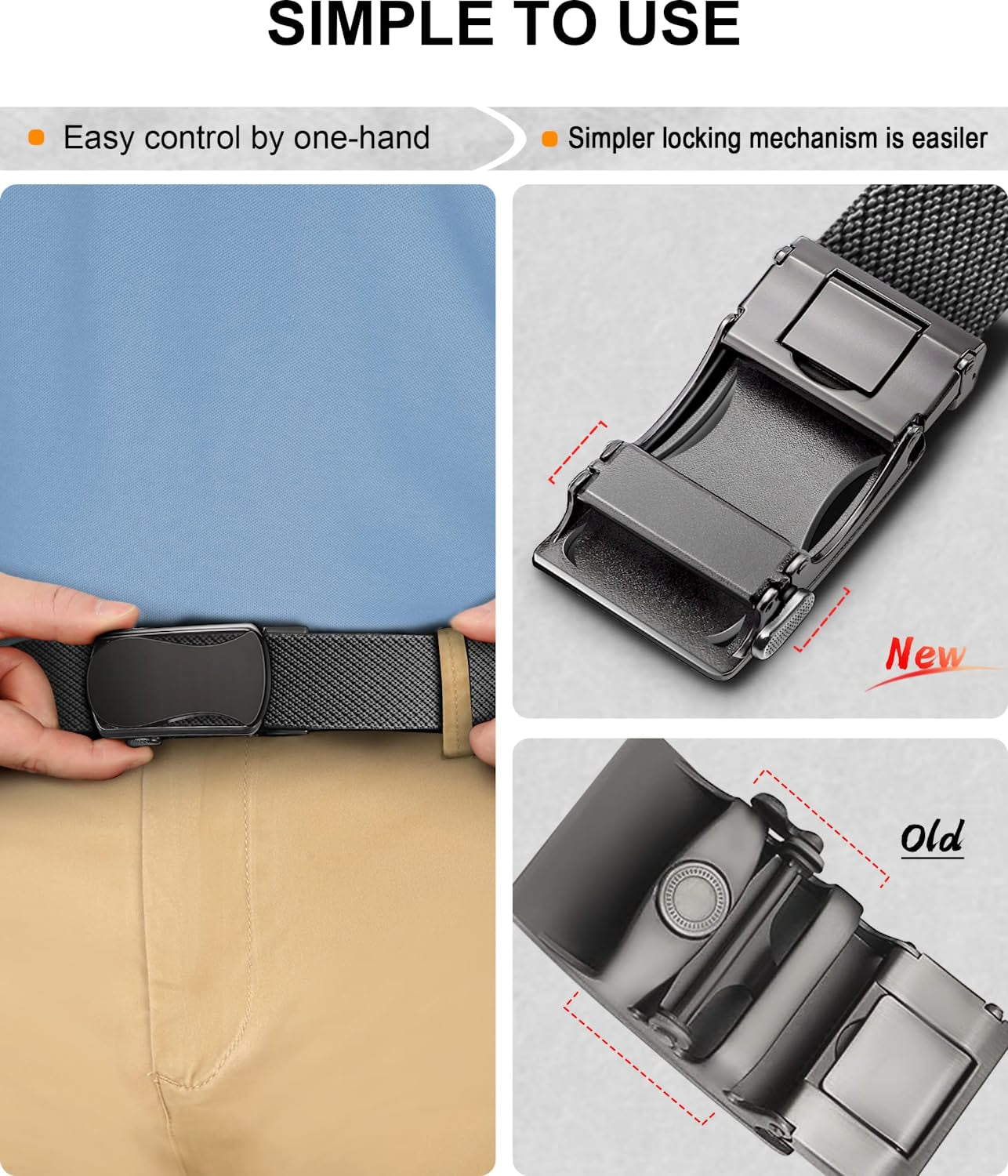 2 Pack Mens Belt 