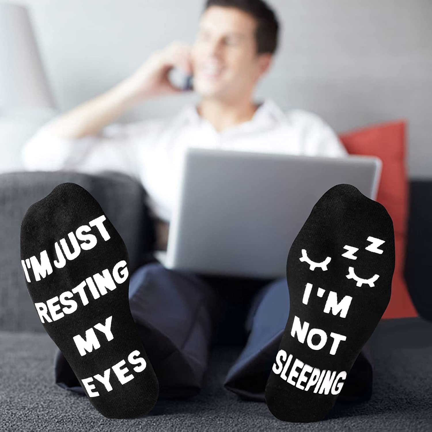  Fathers Day Dad Gifts from Daughter Son Wife, Mens Gifts Funny Socks Gifts for Men Grandpa Husband Him