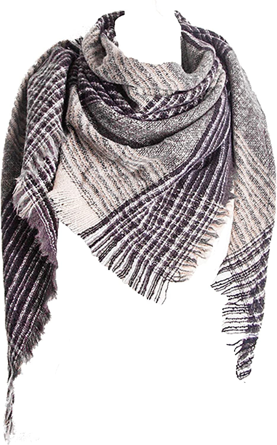 Women's Warm Triangle Scarf Shawl