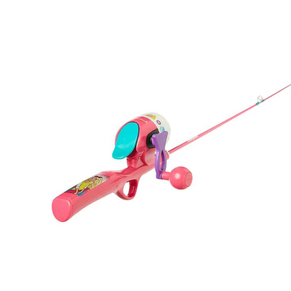 Mattel Barbie Kit 2'6" Spincast Combo - Kids Fishing Combo