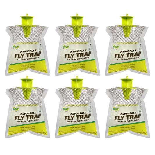 Outdoor Disposable Hanging Fly Trap, 6 Count
